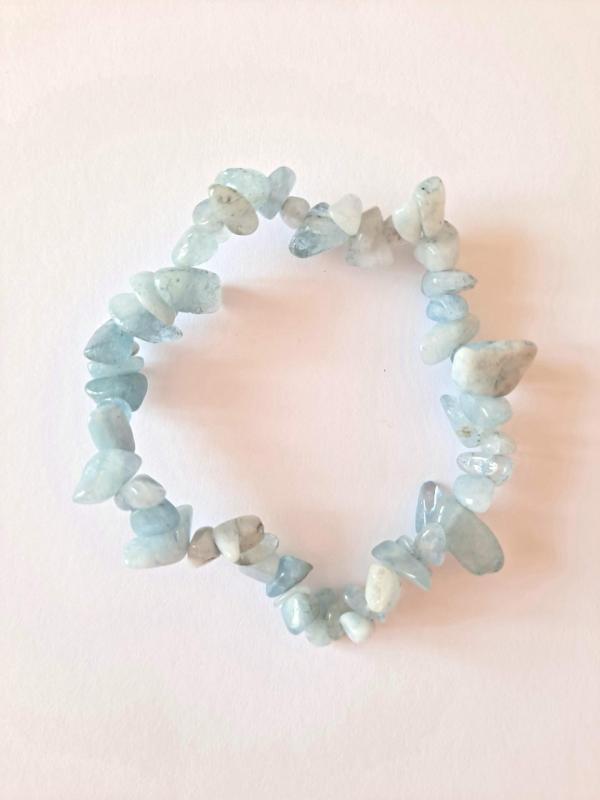 Bracelet baroque Aigue-marine