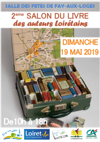 Affiche salon du livre fay aux loges 2019